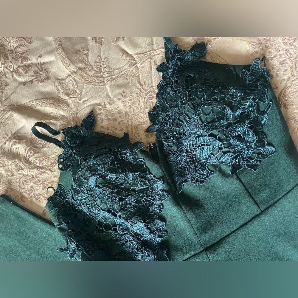 Fashion Nova romper - Emerald color, size small. Super beautiful